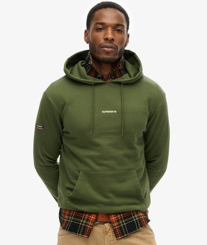 superdry Sudadera lisa con capucha Outlet online