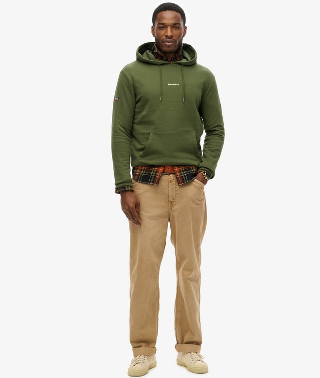 superdry Sudadera lisa con capucha Outlet online