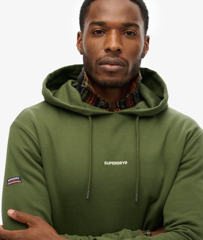 superdry Sudadera lisa con capucha Outlet online