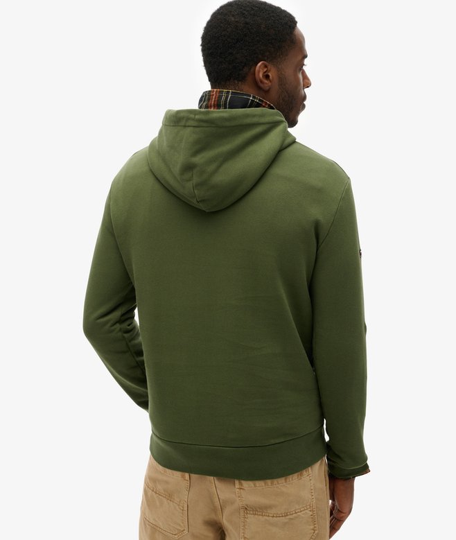 superdry Sudadera lisa con capucha Outlet online