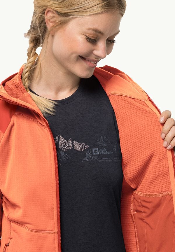 Jack Wolfskin Kolbenberg Hooded Fz W Solo hoy