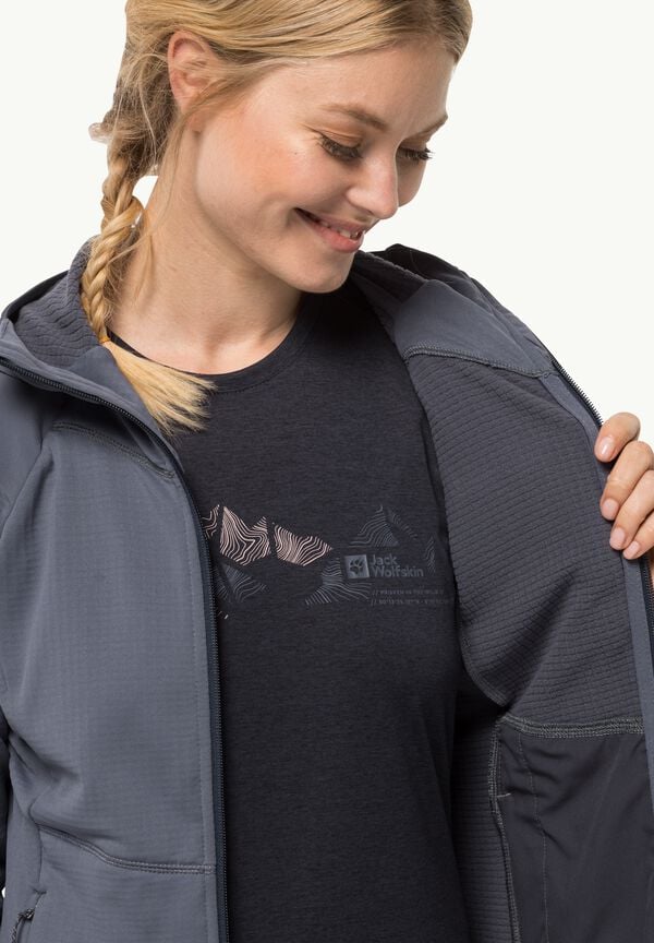 Jack Wolfskin Kolbenberg Hooded Fz W Oferta especial de fábrica
