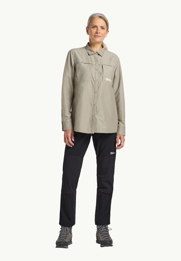 Jack Wolfskin Barrier Ls Shirt W Tienda de fábrica