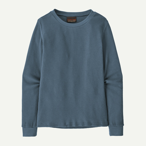 patagonia Camiseta Mujer Work Waffle Crew Solo hoy