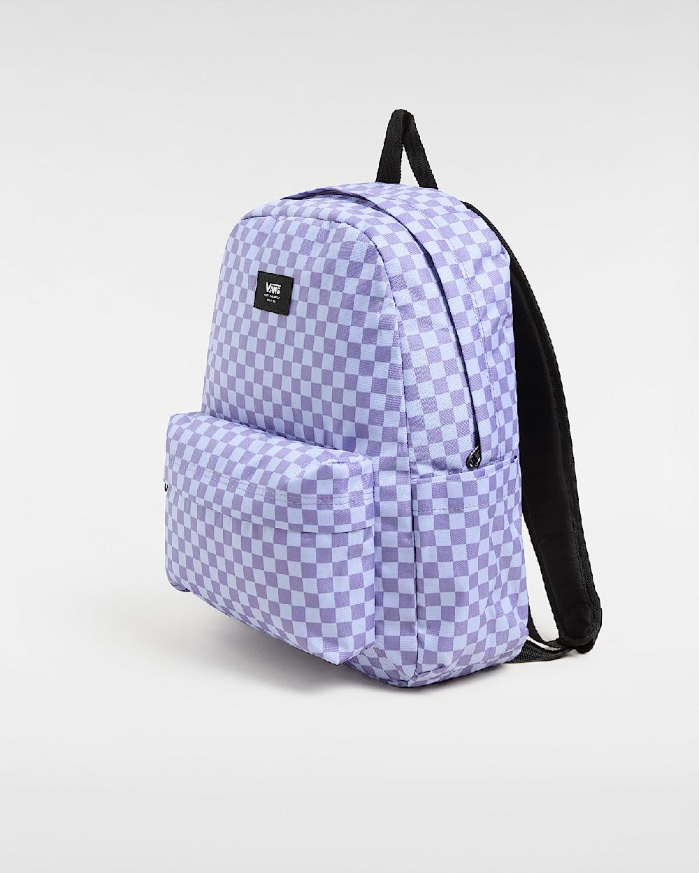 vans Mochila Old Skool Checkerboard en Púrpura| Vans ES Devoluciones gratuitas