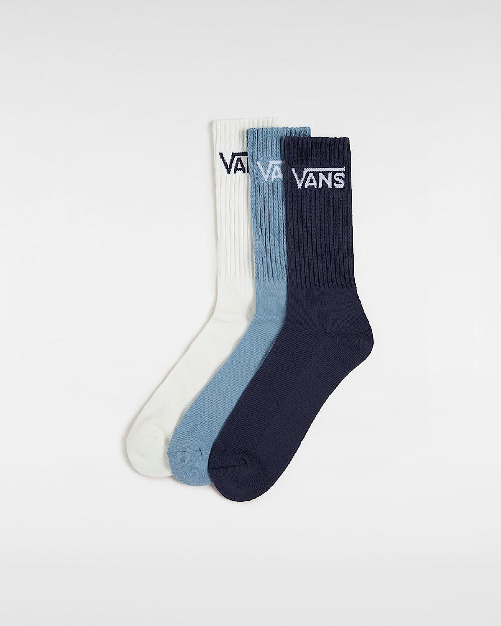 vans Calcetines altos Classic (3 pares) en Azul| Vans ES 2025