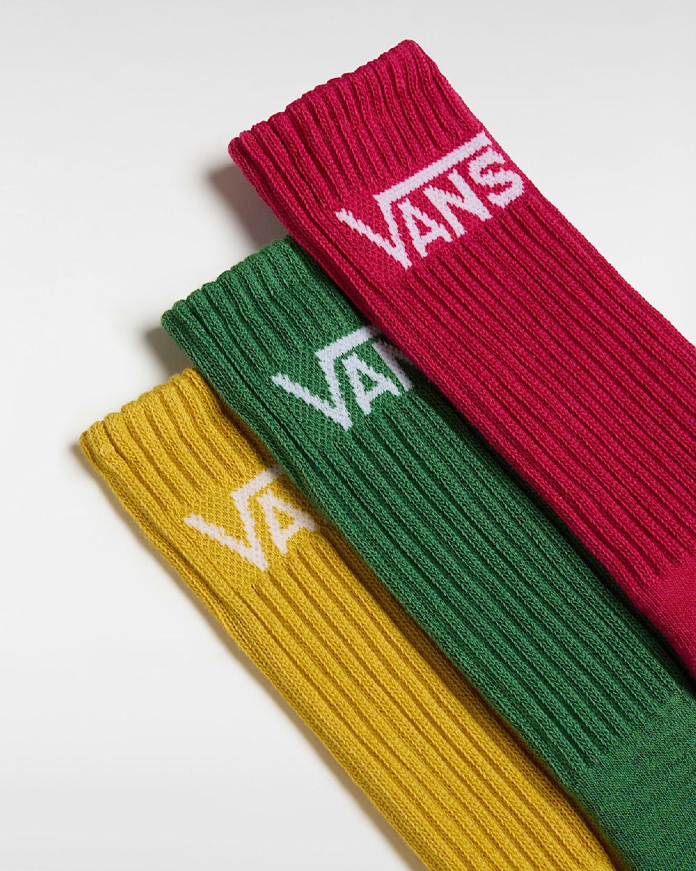 vans Calcetines altos Classic (3 pares) en Rosa| Vans ES Outlet online
