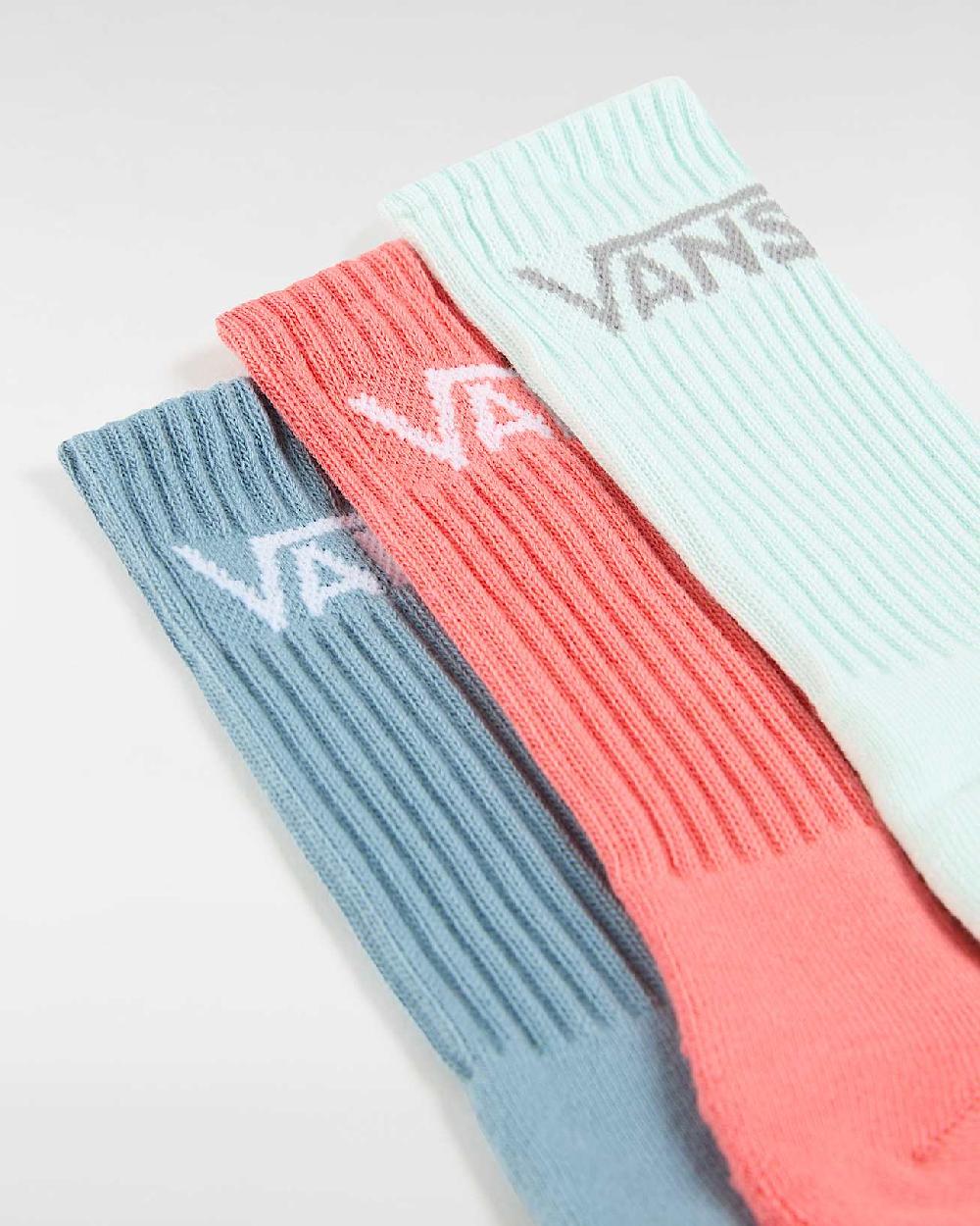 vans Calcetines altos Classic (3 pares) en Verde| Vans ES Rebajas