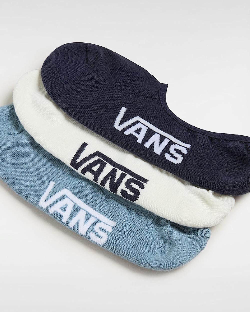 vans Calcetines invisibles (3 par) en Azul| Vans ES Gran oferta