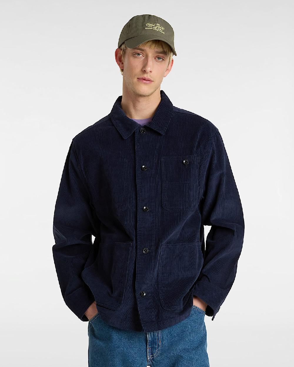 vans Chaqueta de pana Drill Chore en Azul| Vans ES Grandes descuentos