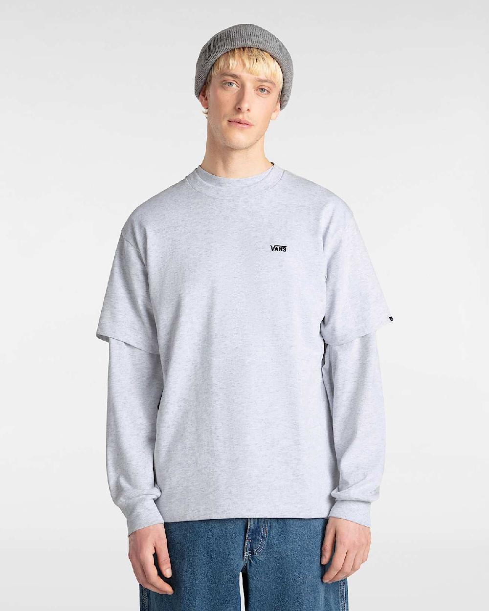 vans Camiseta Left Chest Logo en Gris| Vans ES Tienda de fábrica