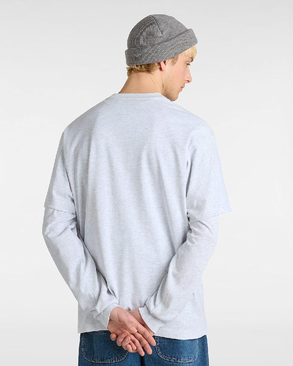 vans Camiseta Left Chest Logo en Gris| Vans ES Tienda de fábrica