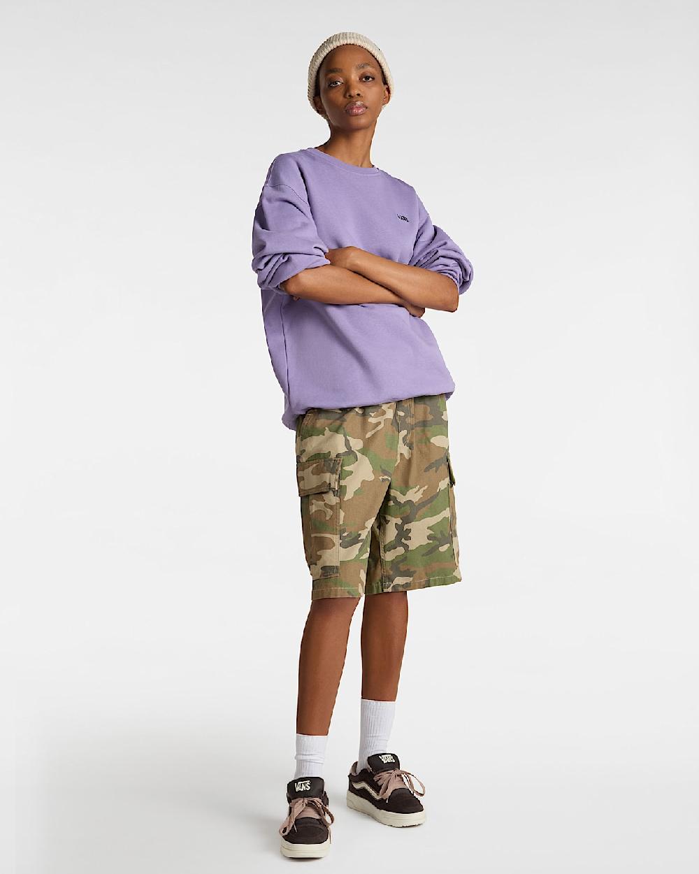 vans Sudadera Left Chest Logo en Púrpura| Vans ES Ahorra y exporta