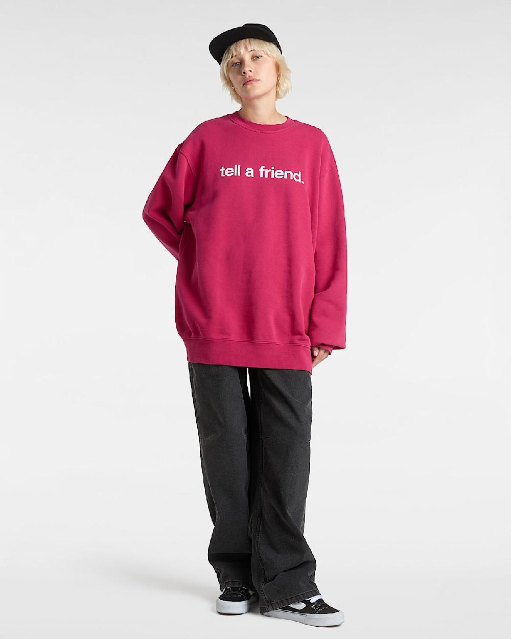 vans Sudadera Tell a Friend en Rosa| Vans ES Grandes descuentos