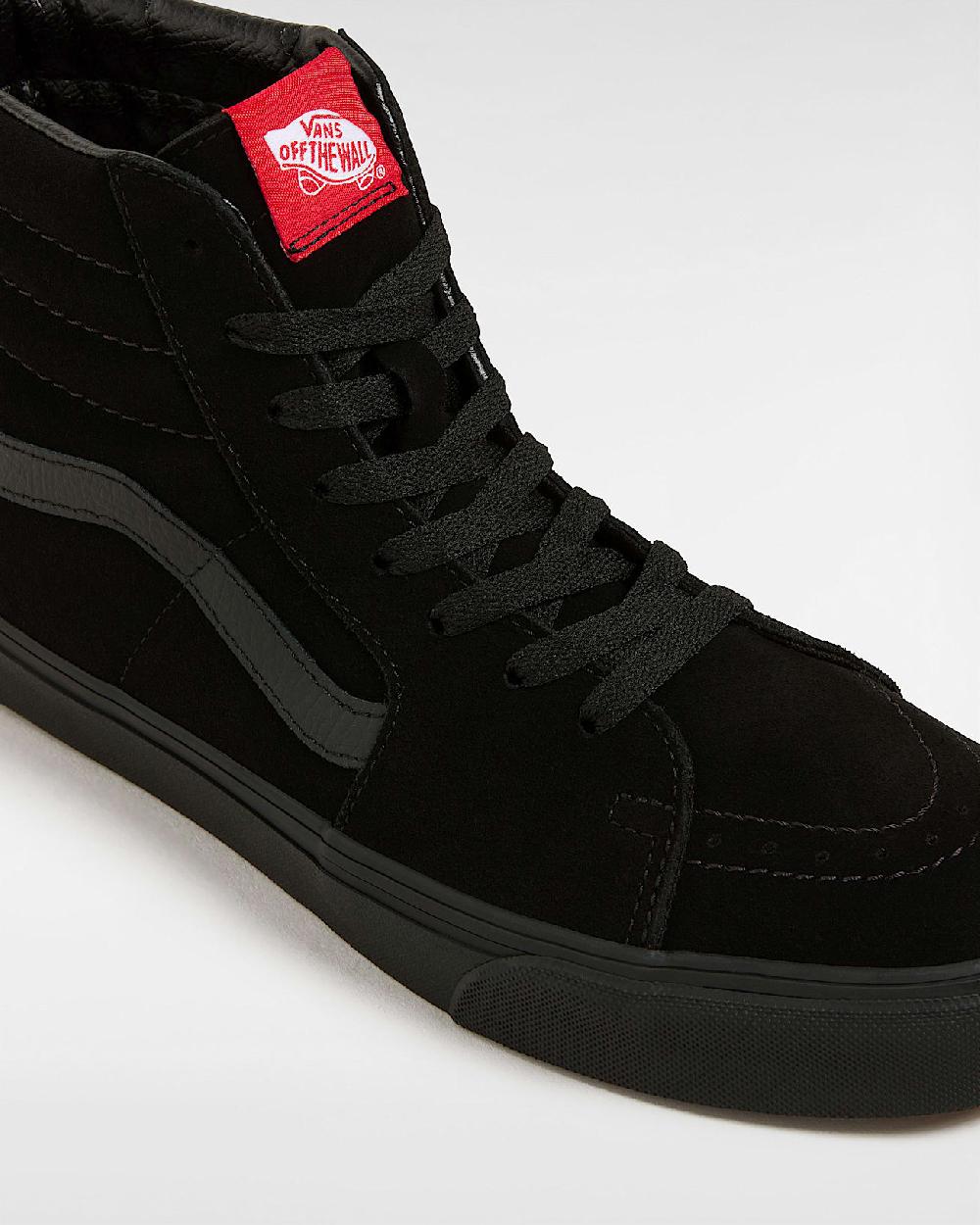 vans Zapatillas Sk8-Hi de ante en Negro| Vans ES Rebajas baratas