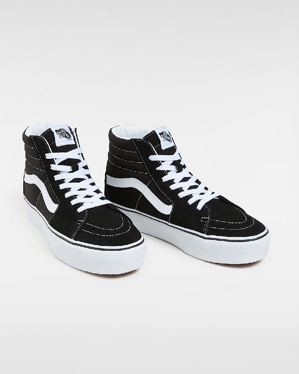 vans Zapatillas Sk8-Hi de ante con plataforma en Negro| Vans ES Rebajas de fábrica