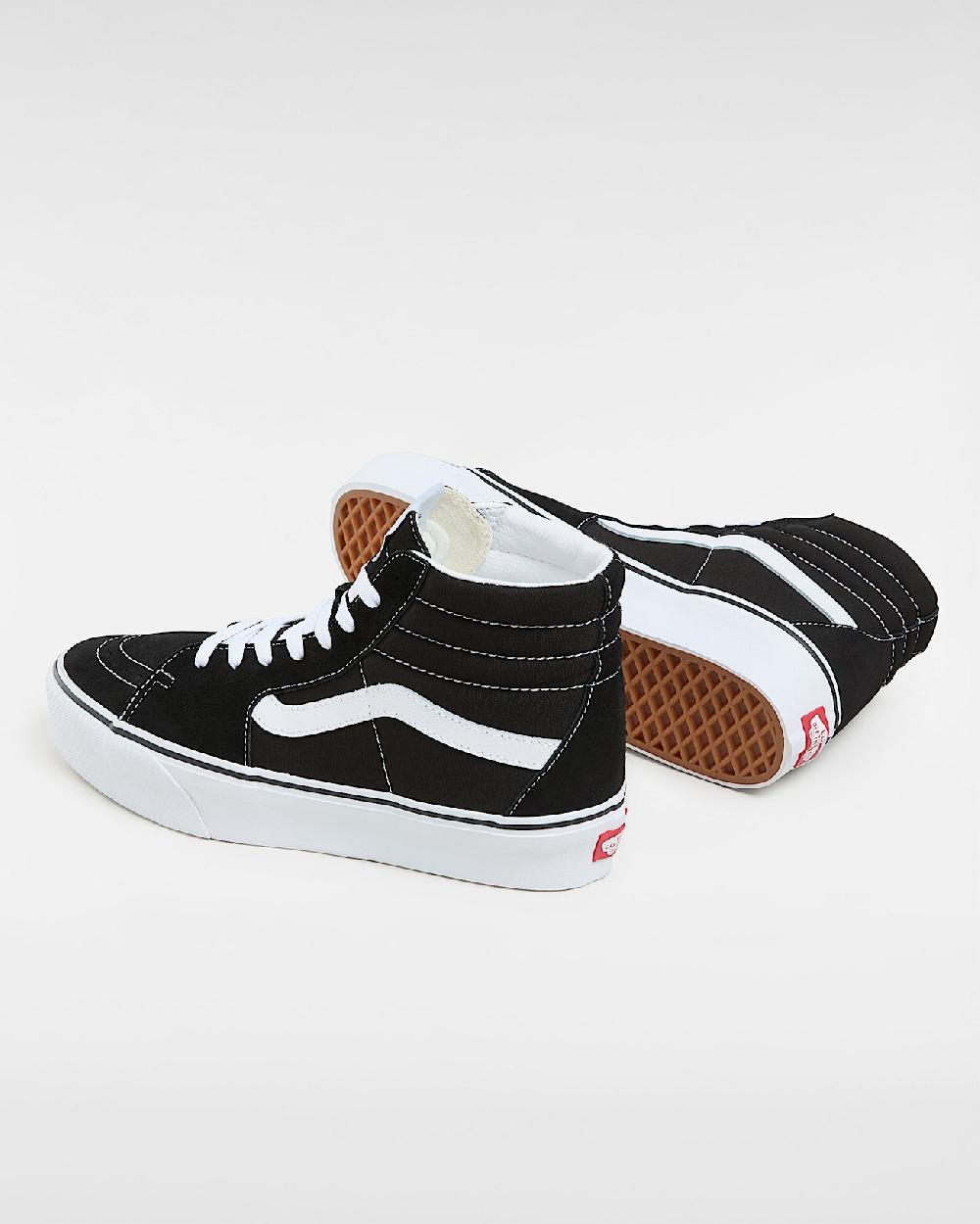 vans Zapatillas Sk8-Hi de ante con plataforma en Negro| Vans ES Rebajas de fábrica
