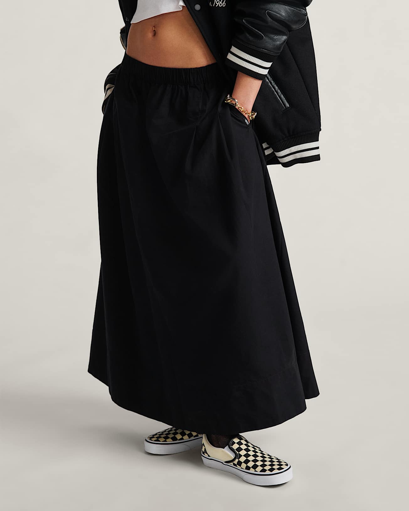vans Falda larga Francesca en Negro| Vans ES Outlet