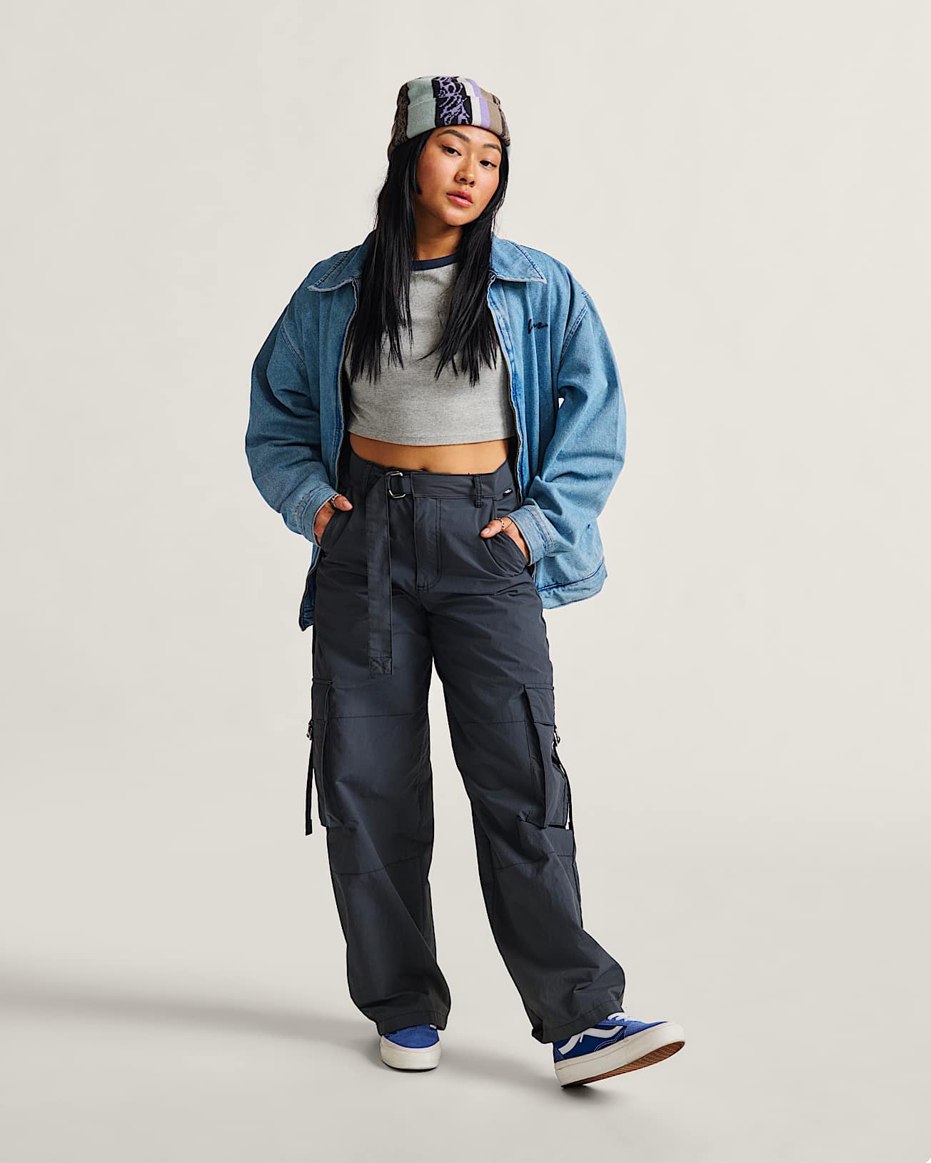 vans Pantalones cargo Cobra en Gris| Vans ES Venta caliente