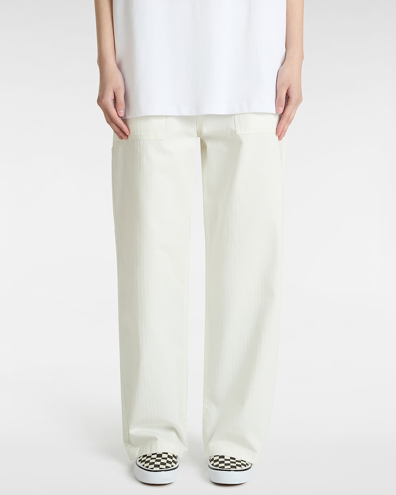 vans Pantalones de carpintero Union en Blanco| Vans ES Descuento