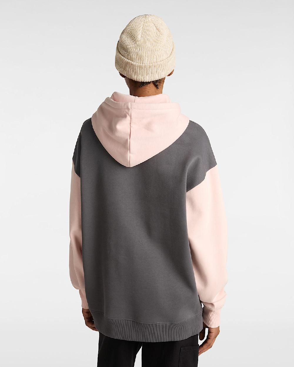 vans Sudadera con capucha Colorblock en Rosa| Vans ES Precio de fábrica