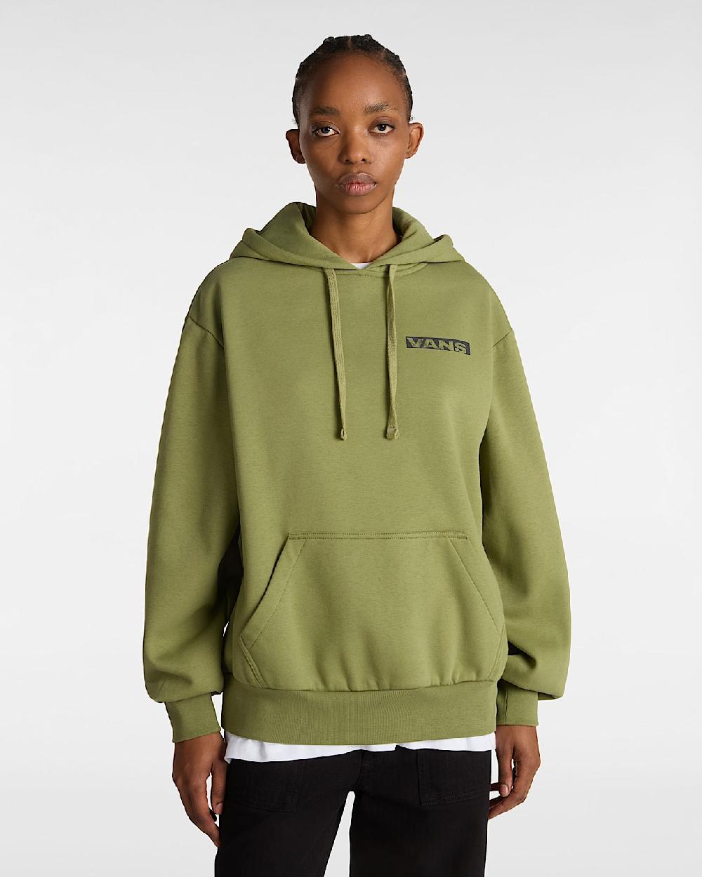vans Sudadera con capucha Firemade Bloussant en Verde| Vans ES Promoción por tiempo limitado