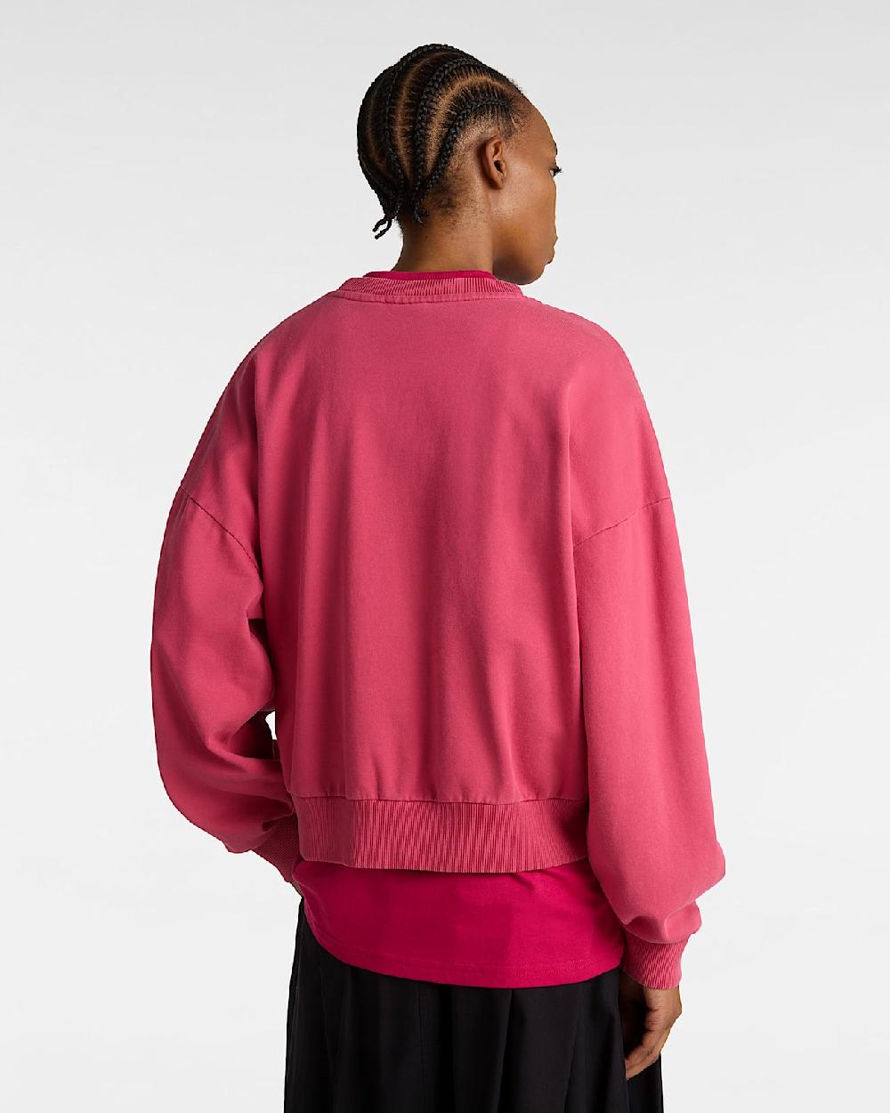 vans Sudadera de cuello redondo Retro en Rosa| Vans ES Solo hoy