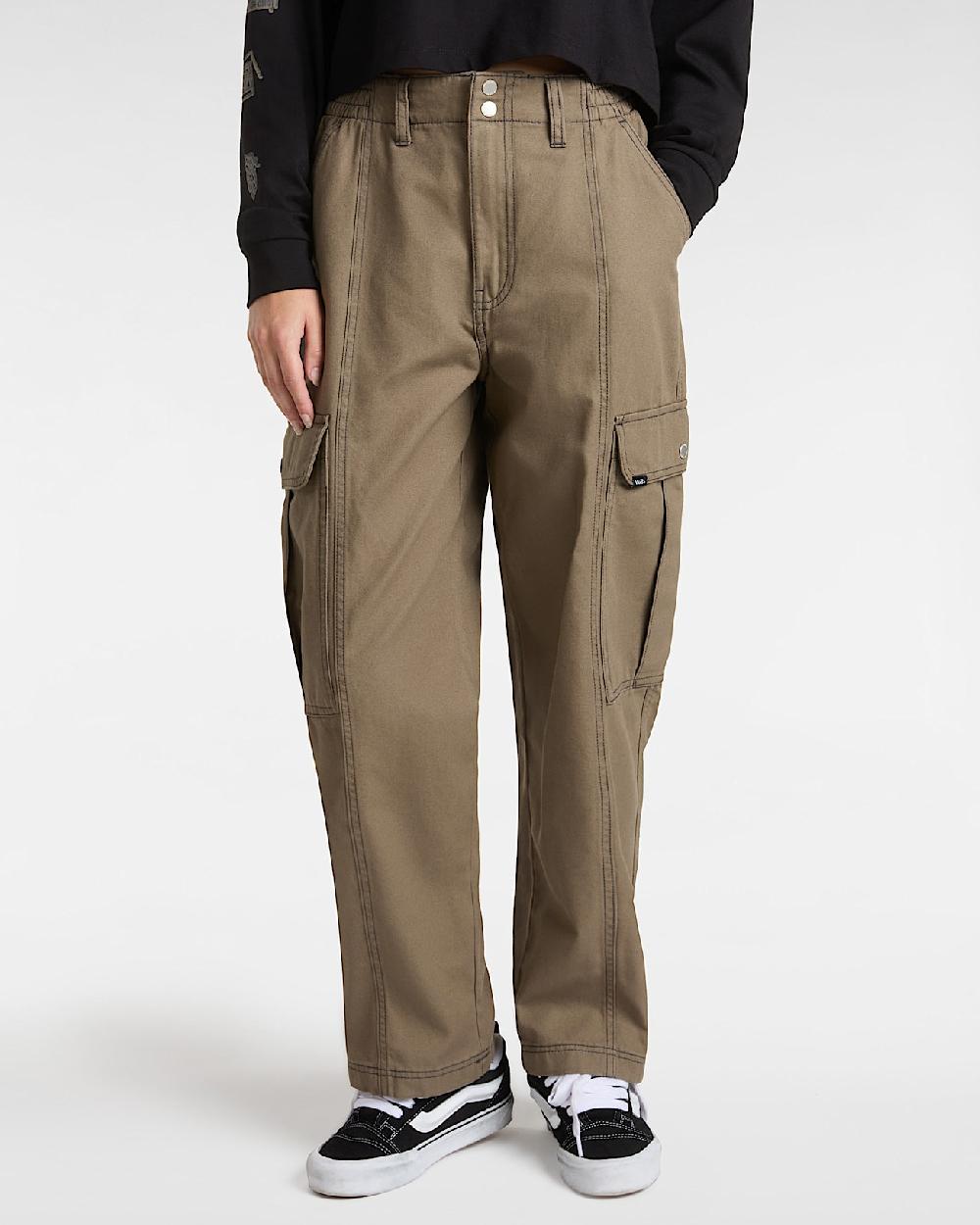 vans Pantalones de lona Sidewalk en Marrón| Vans ES Descuento por venta flash