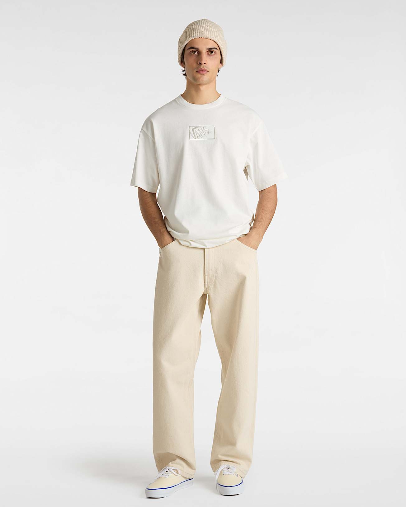 vans Camiseta de corte holgado Blocked Box en Blanco| Vans ES Rebajas baratas