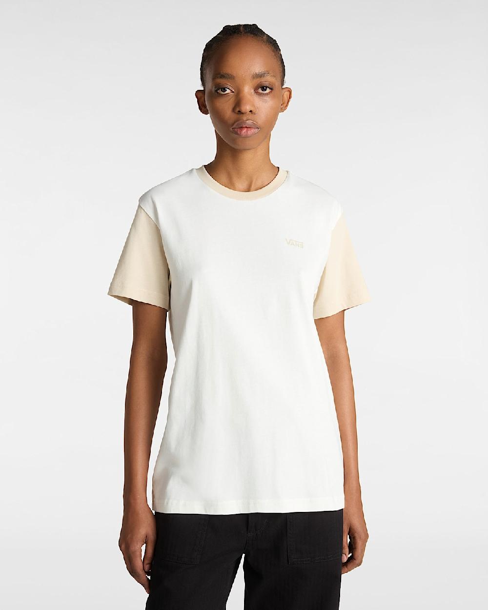 vans Camiseta Colorblock en Beis| Vans ES Los más vendidos