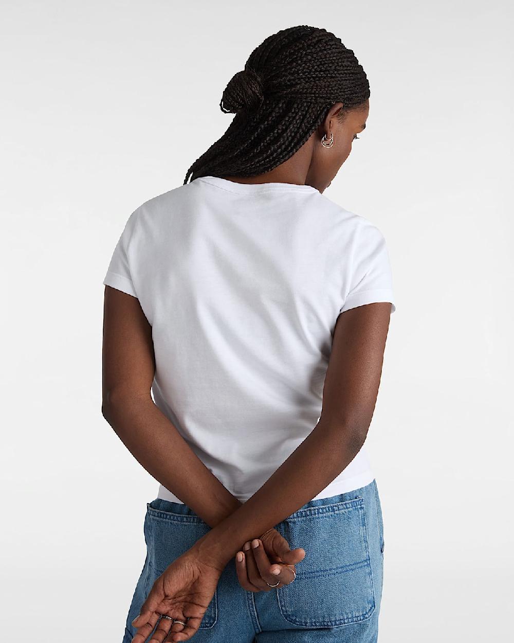 vans Camiseta corta Basic en Blanco| Vans ES Ventas relámpago