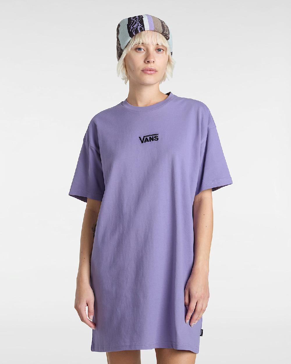 vans Vestido tipo camiseta Centre Vee en Púrpura| Vans ES Tienda