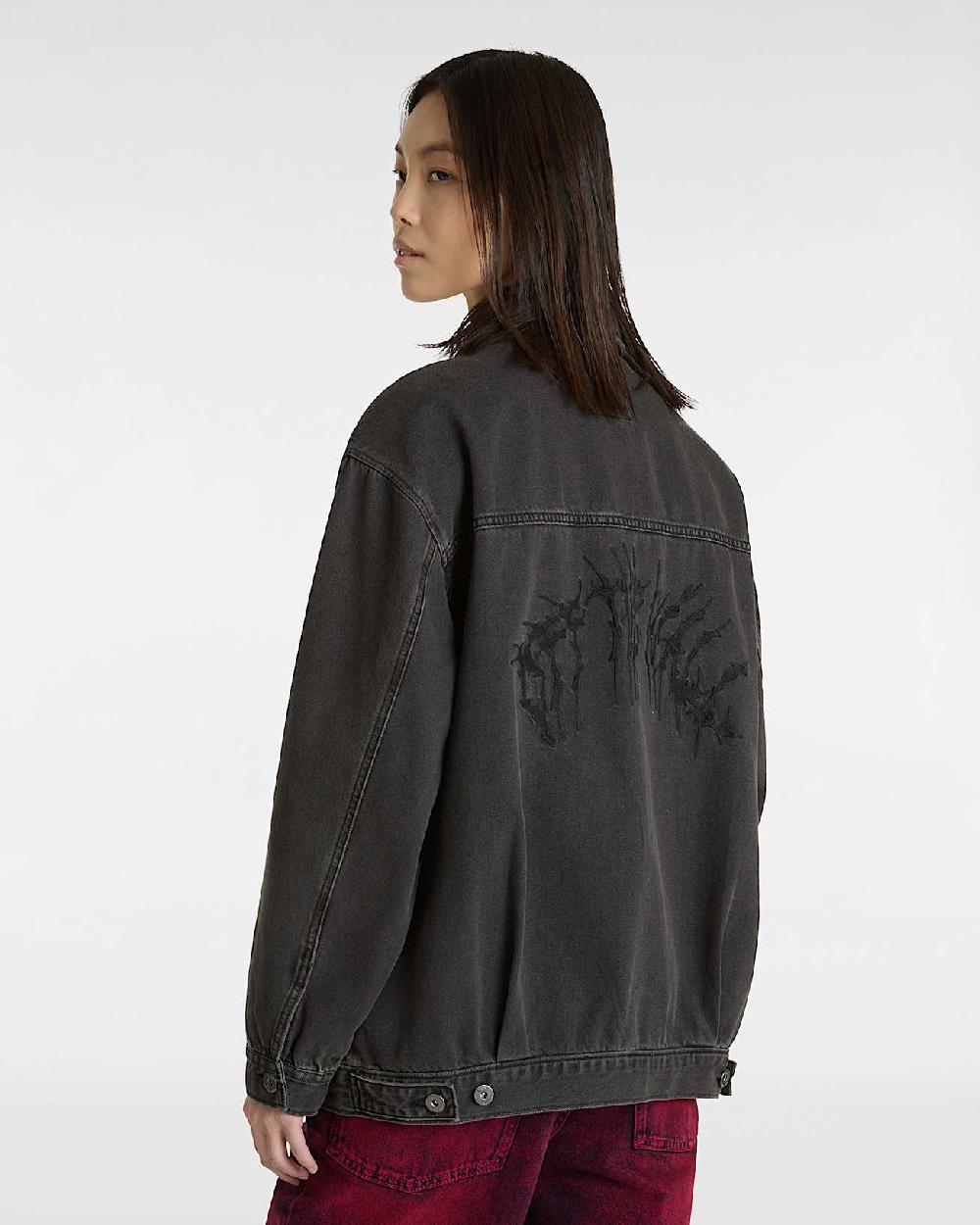 vans Chaqueta vaquera Graffiti Pitstop en Negro| Vans ES Envío gratis