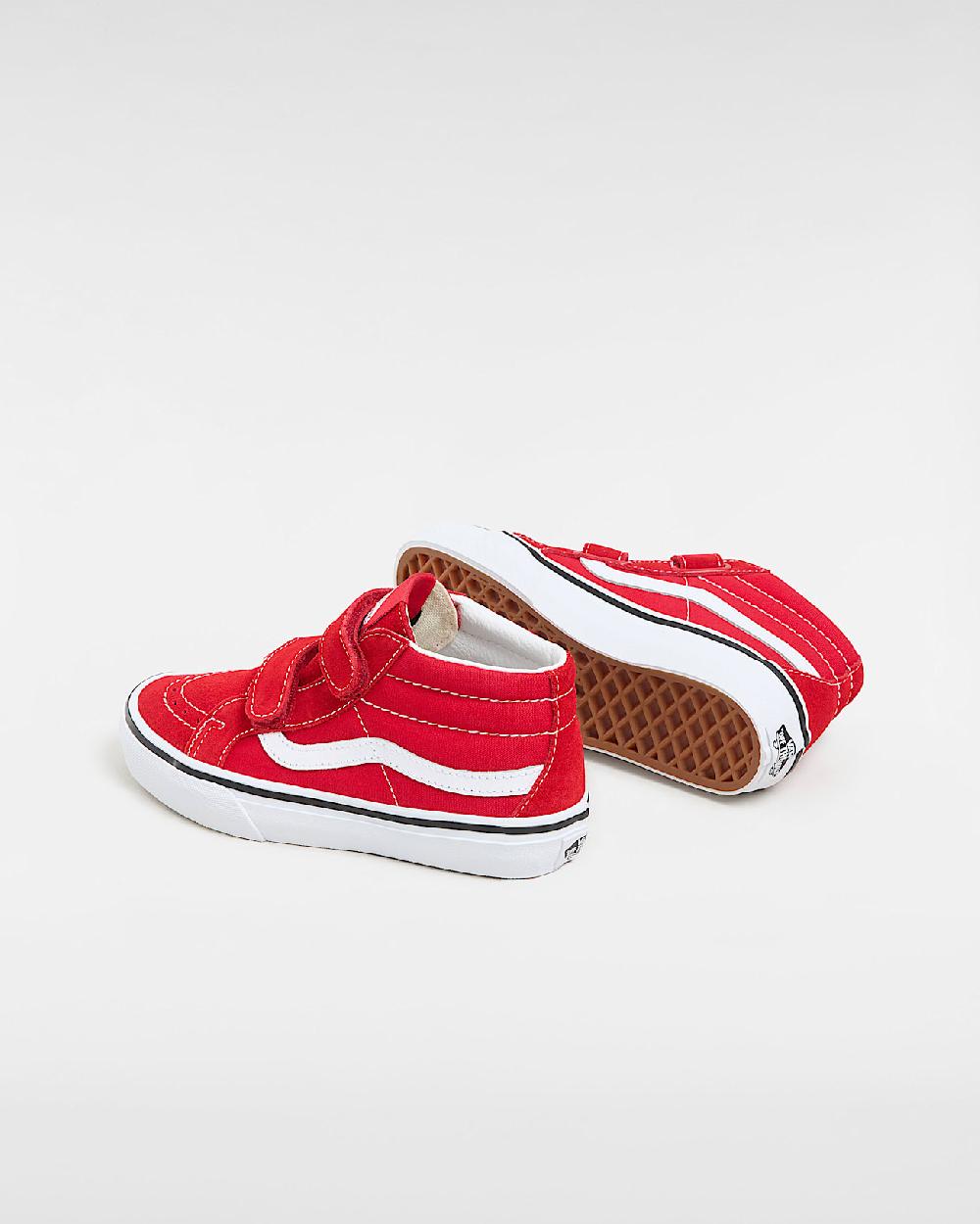 vans Zapatillas de niños SK8-Mid (4-8 años) en Rojo| Vans ES Libre de impuestos