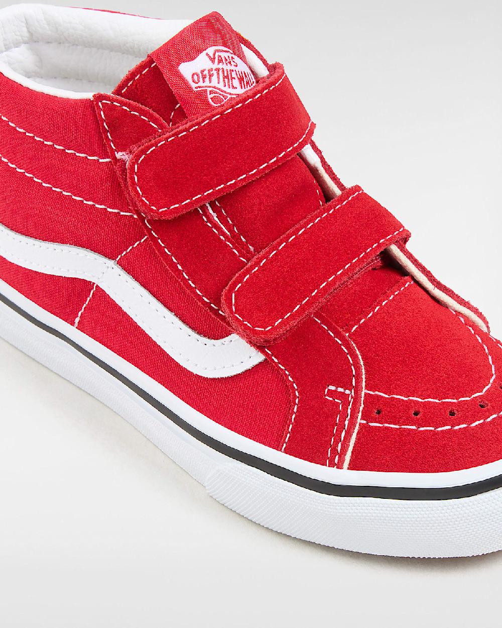 vans Zapatillas de niños SK8-Mid (4-8 años) en Rojo| Vans ES Libre de impuestos