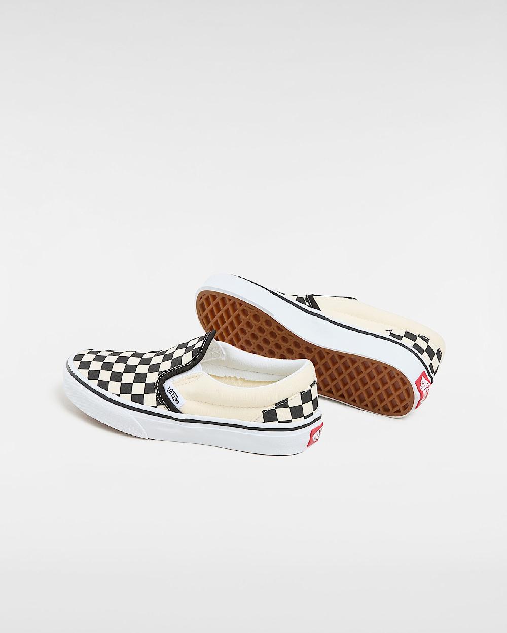 vans Zapatillas Junior Slip-On (4-8 años) en Negro$$Blanco| Vans ES Oferta exclusiva