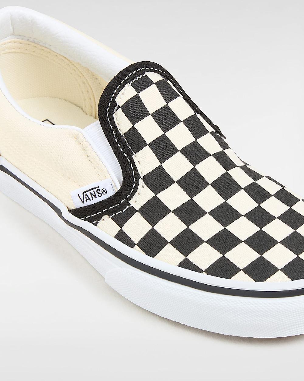 vans Zapatillas Junior Slip-On (4-8 años) en Negro$$Blanco| Vans ES Oferta exclusiva