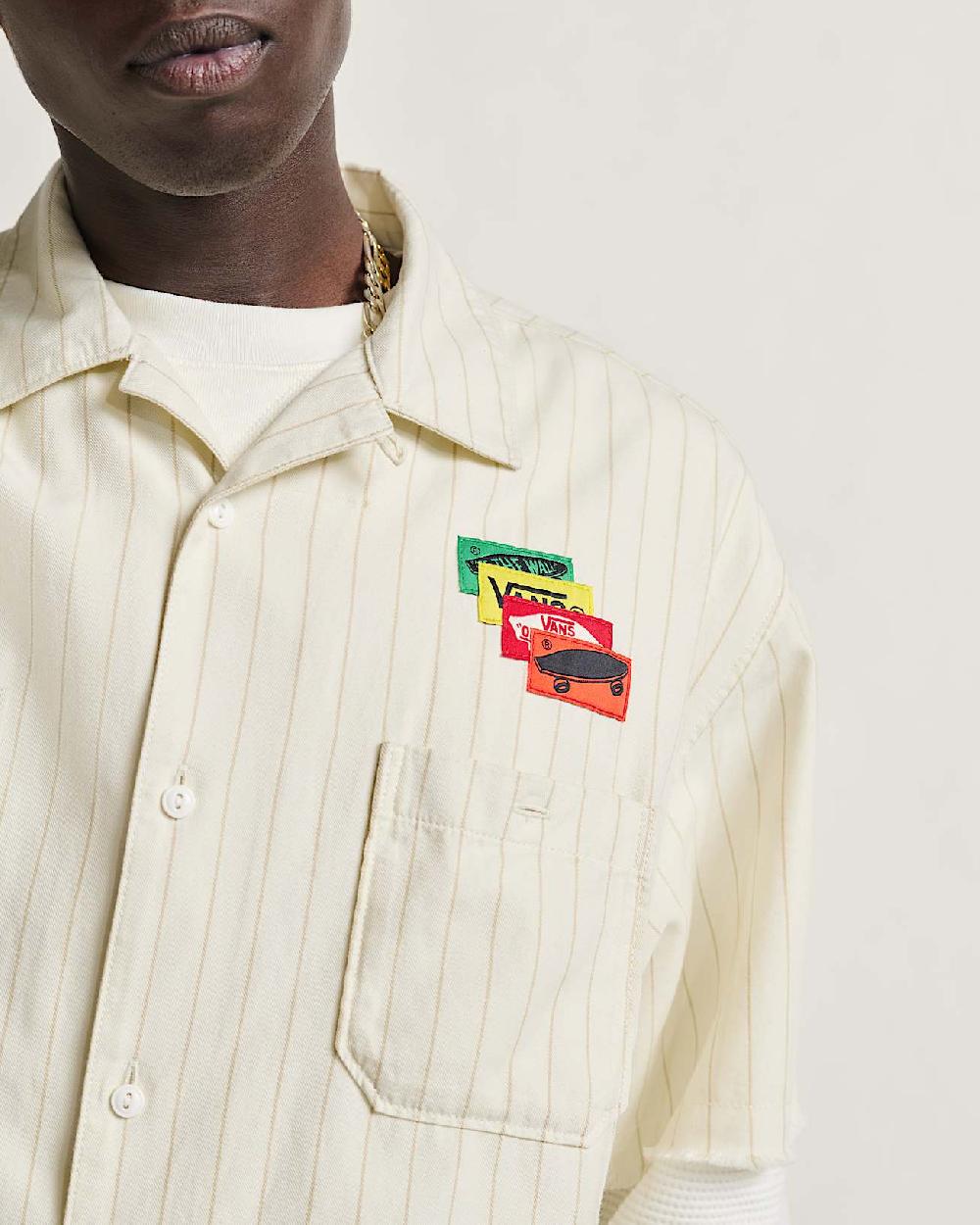 vans Camisa de manga corta Premium en Blanco| Vans ES Ventas relámpago