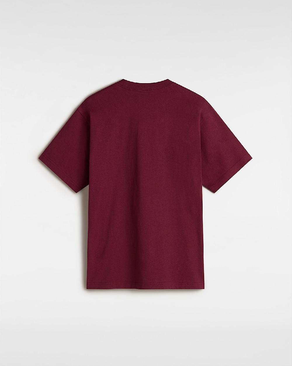 vans Camiseta Left Chest Logo en Burdeos| Vans ES Tienda