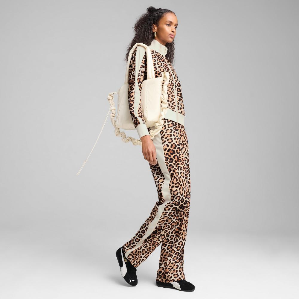 Puma Chaqueta de chándal corta con estampado integral T7 LEO LUXE para mujer Promoción trimestral