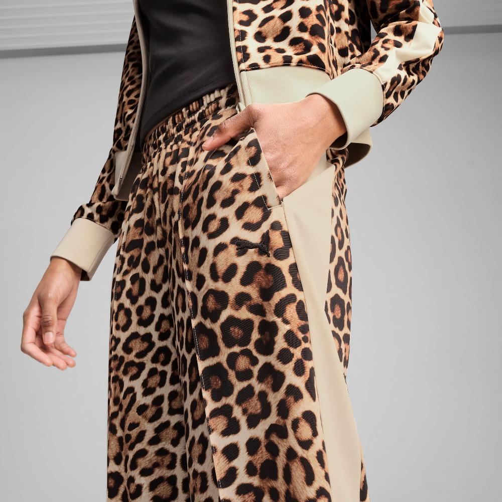 Puma Pantalones rectos con estampado integral T7 LEO LUXE para mujer Grandes descuentos