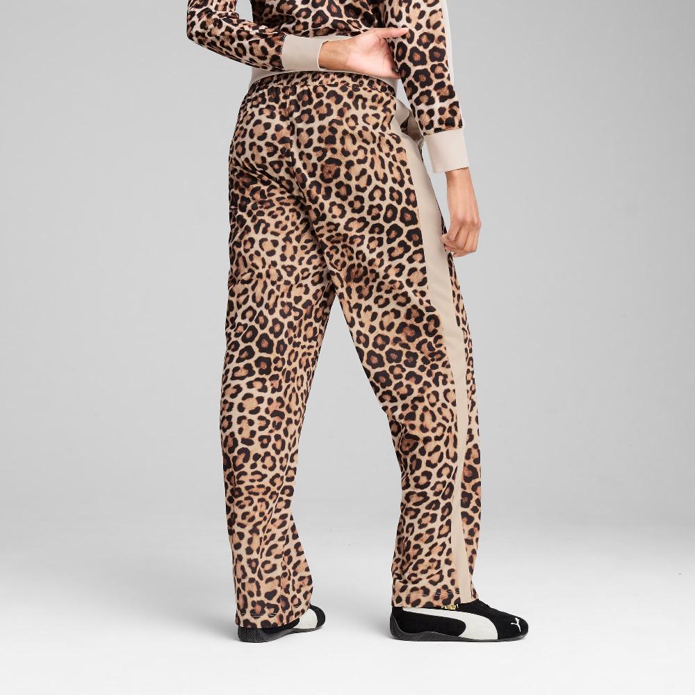 Puma Pantalones rectos con estampado integral T7 LEO LUXE para mujer Grandes descuentos