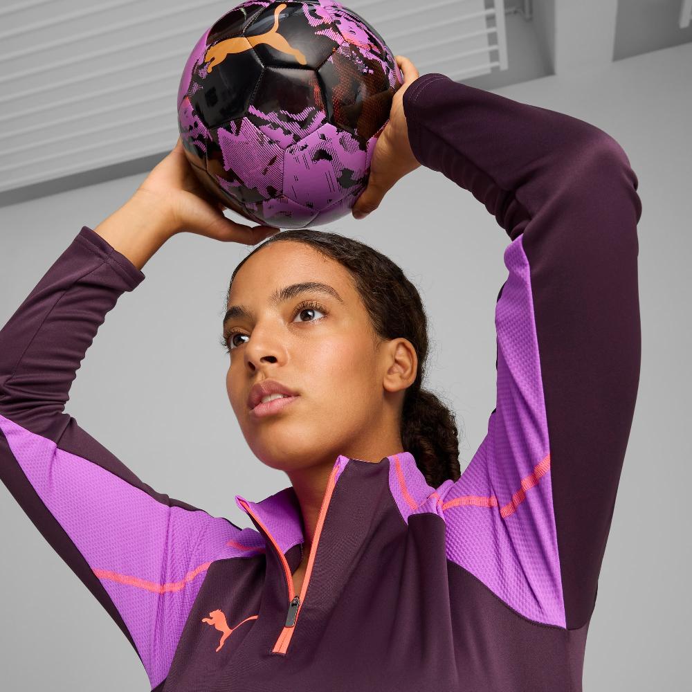 Puma Camiseta de fútbol con cuello con cremallera IndividualBLAZE para mujer Rebajas de fin de temporada