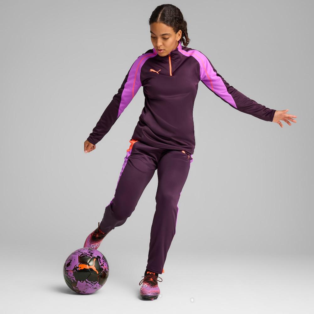 Puma Camiseta de fútbol con cuello con cremallera IndividualBLAZE para mujer Rebajas de fin de temporada