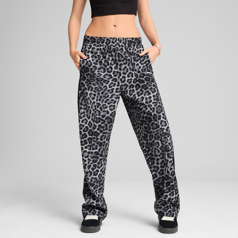Puma Pantalones rectos con estampado integral T7 LEO LUXE para mujer