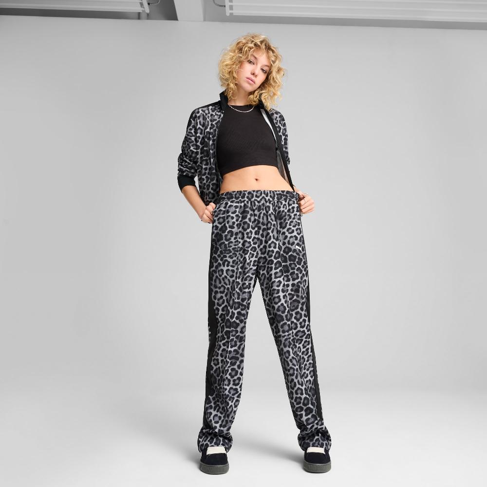 Puma Pantalones rectos con estampado integral T7 LEO LUXE para mujer Precio de fábrica