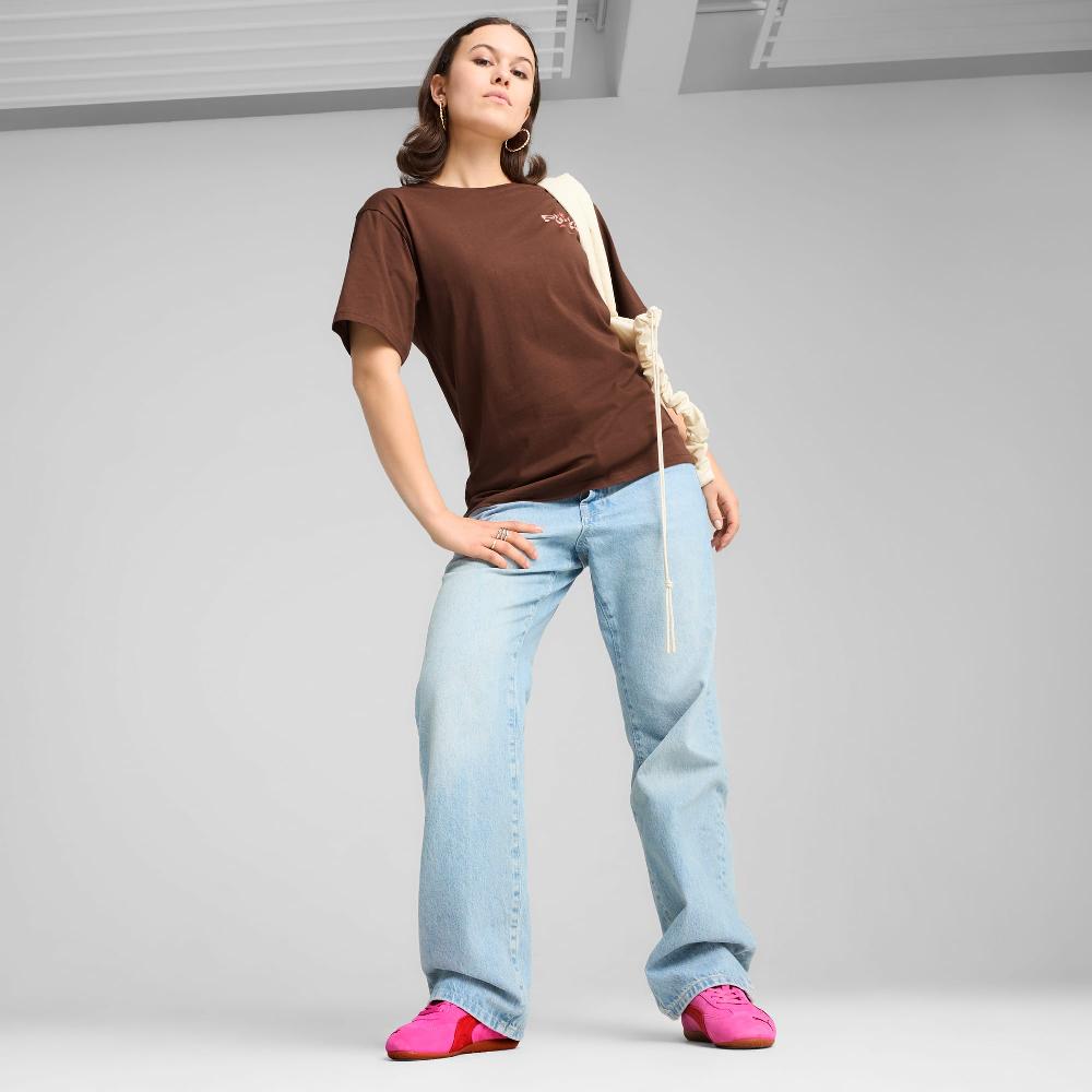 Puma Camiseta estampada holgada ESS FLORAL PACK para mujer Rebajas top