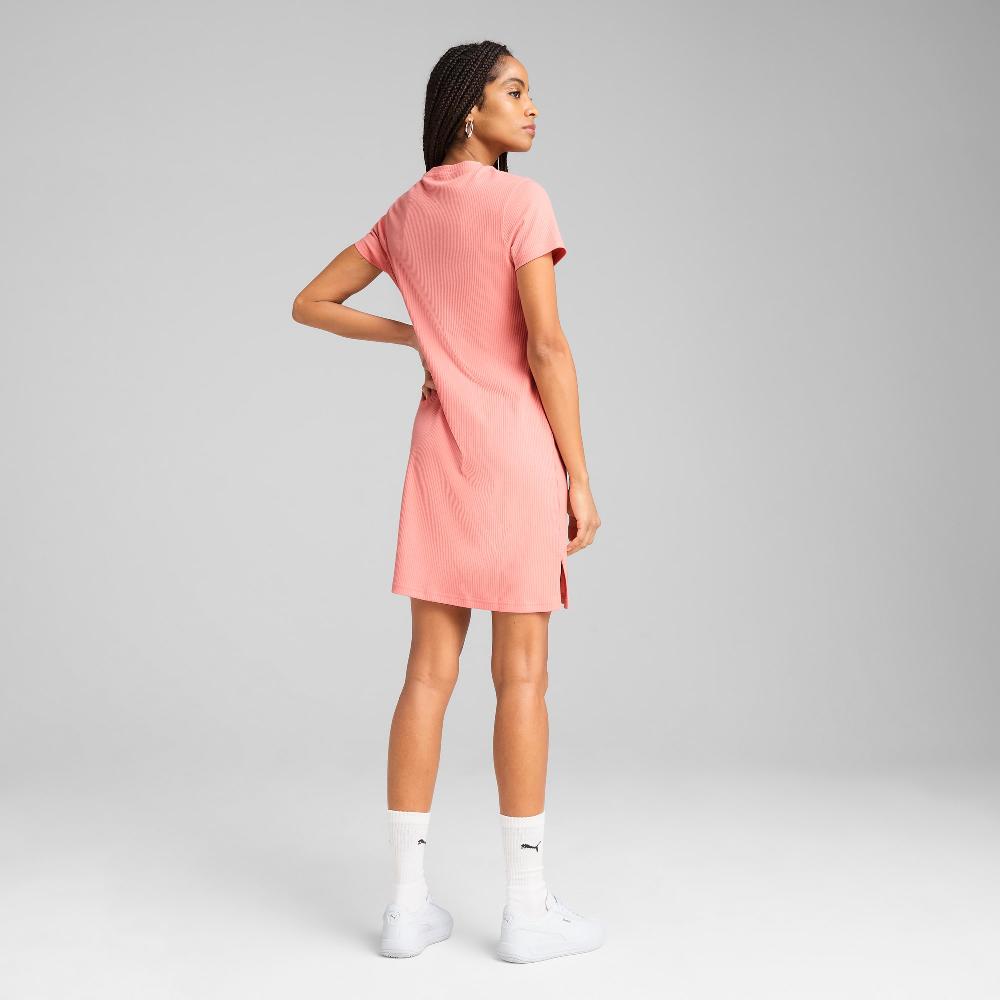 Puma Vestido de canalé ESS ELEVATED Bodycon para mujer Oferta especial