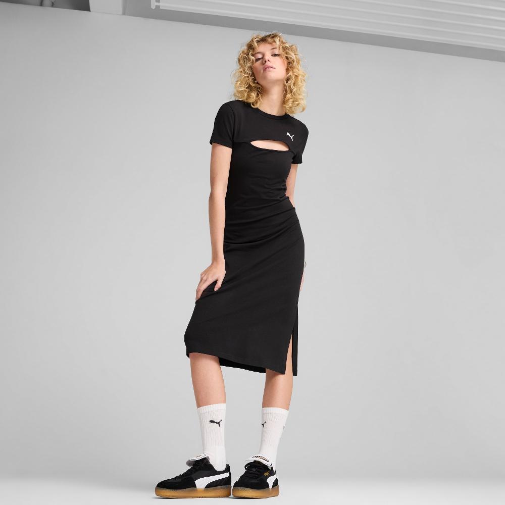 Puma Vestido midi con abertura WARDROBE ESS para mujer