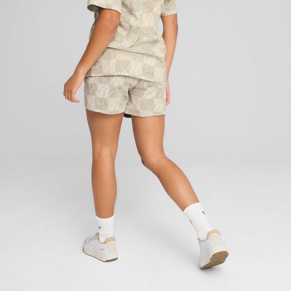 Puma Shorts de talle medio ESS GRAPHIC 5" para mujer Último día